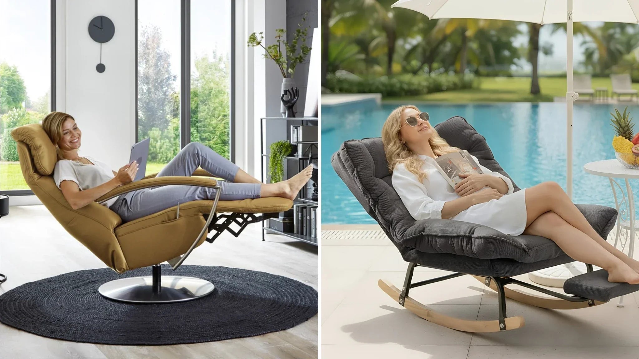 Classic inclined chair vs Rocking Chair