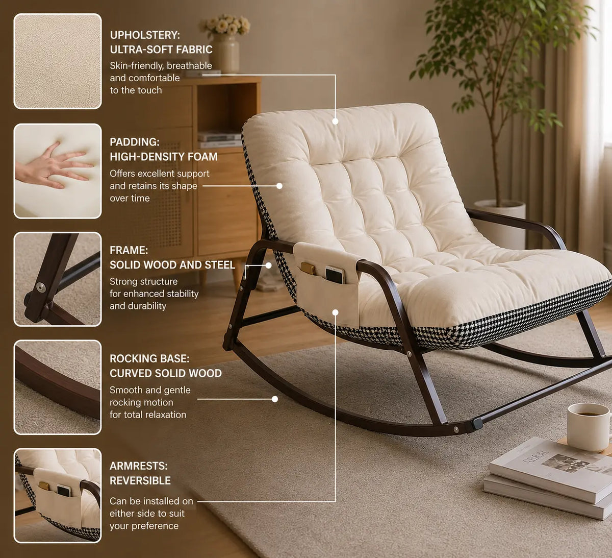 STELLA | Comfort Rocking Chair