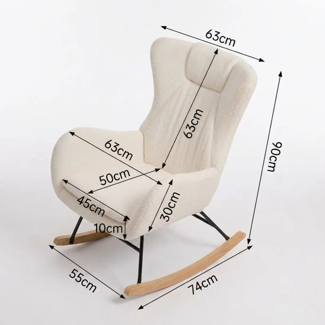 SOLENA | Nursing Rocking Chair