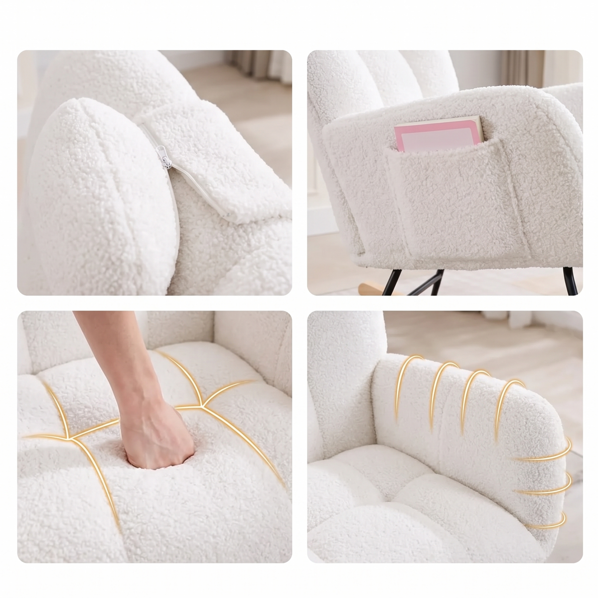 WINNIE | Nursing Rocking Chair