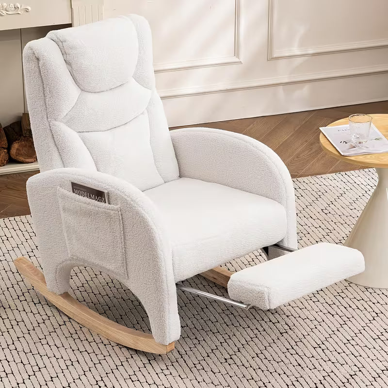 CELINE | Nursing Rocking Chair with Footrest