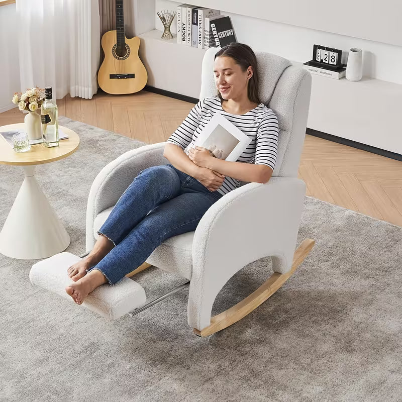 CELINE | Nursing Rocking Chair with Footrest
