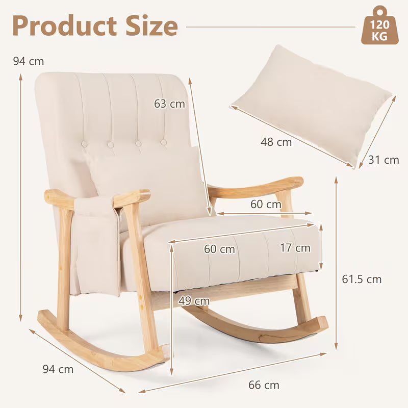 LUCILE | Nursing Rocking Chair