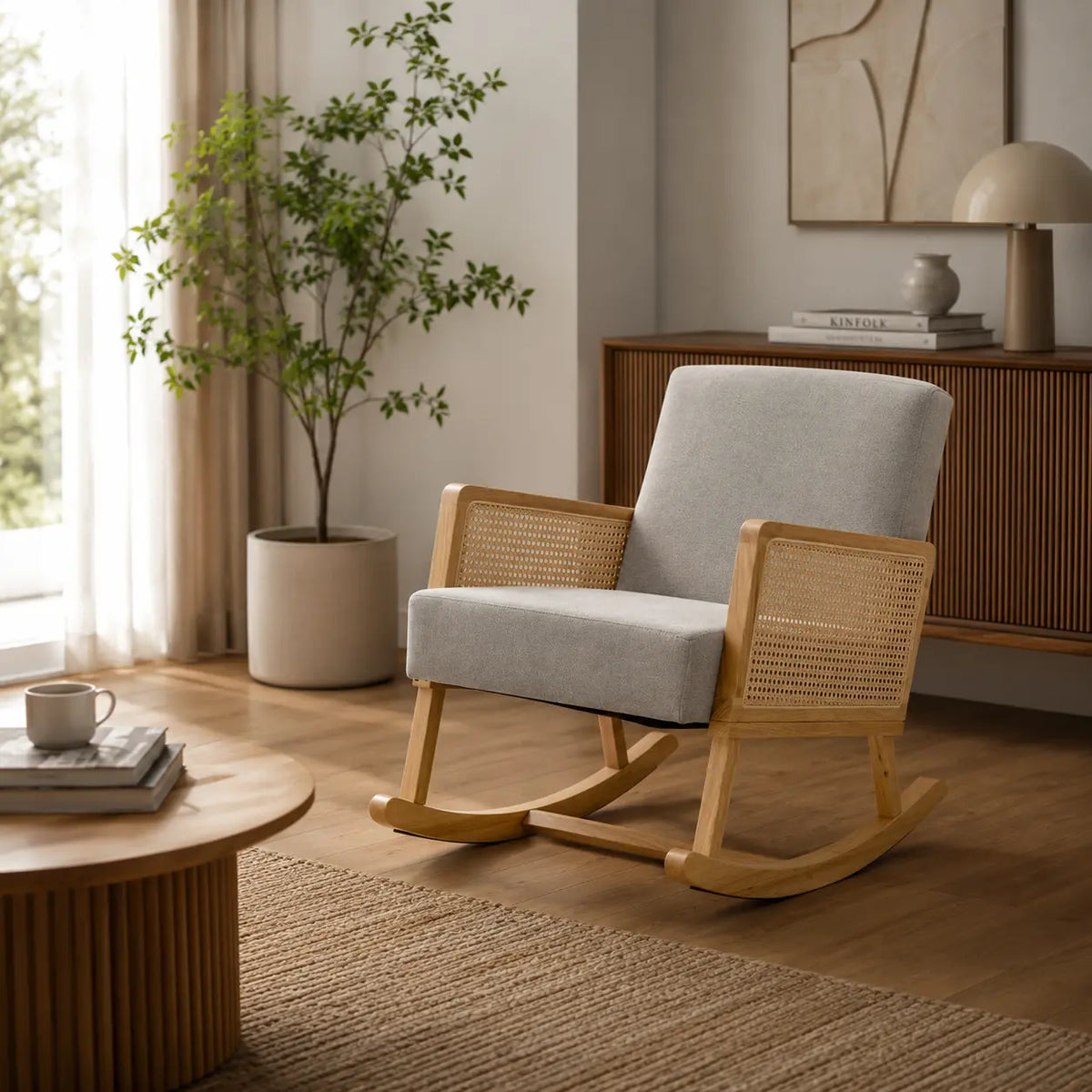 NORA | Rattan Rocking Chair
