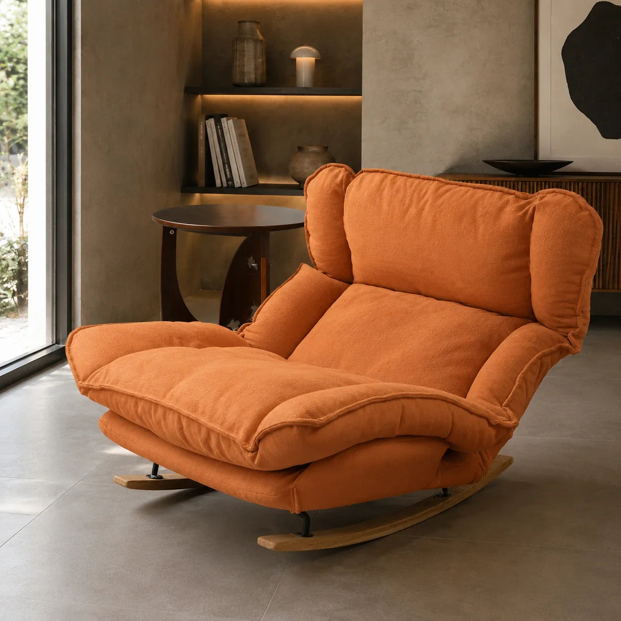LOWEN | 5 Position Reclining Rocking Chair, Chenille