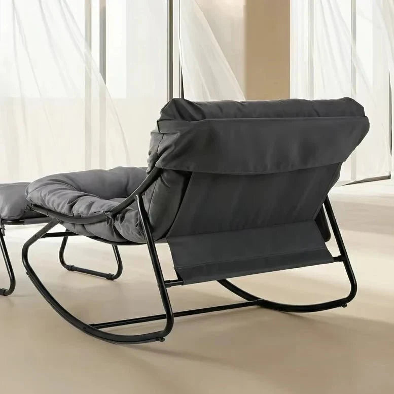 TENBY | Outdoor Rocking Chair with Footstool, Waterproof Cushion