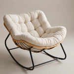 HAVEN | All Season Rocking Chair, PE Rattan and Steel