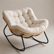 HAVEN | All Season Rocking Chair, PE Rattan and Steel