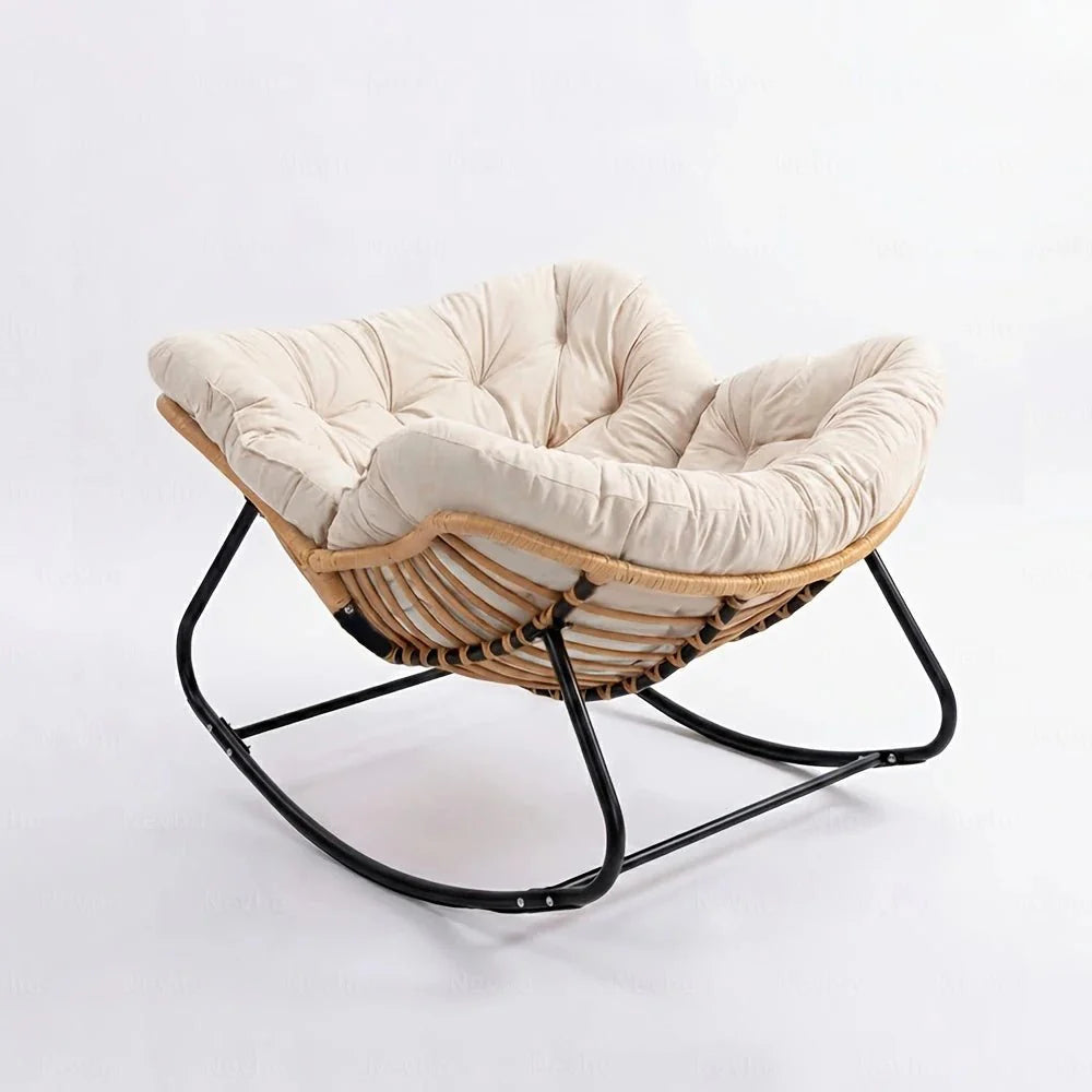 HAVEN | All Season Rocking Chair, PE Rattan and Steel