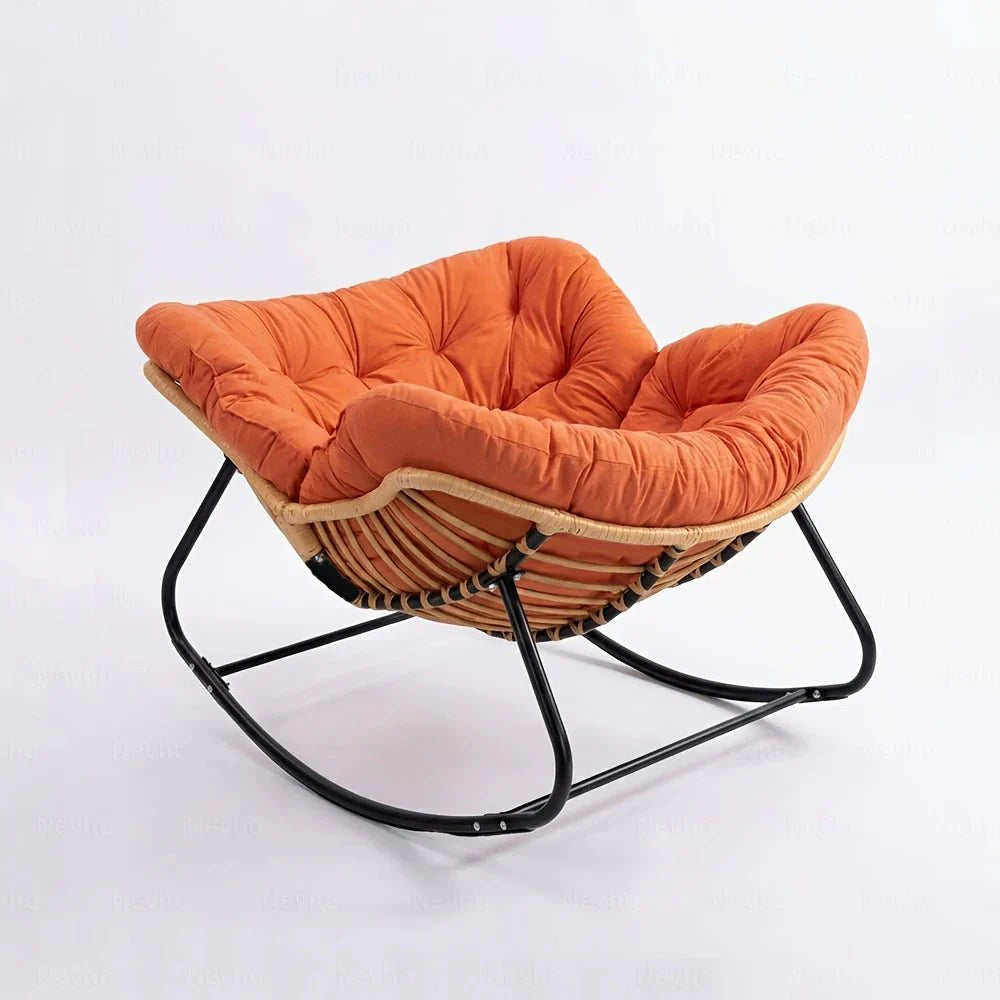 HAVEN | All Season Rocking Chair, PE Rattan and Steel