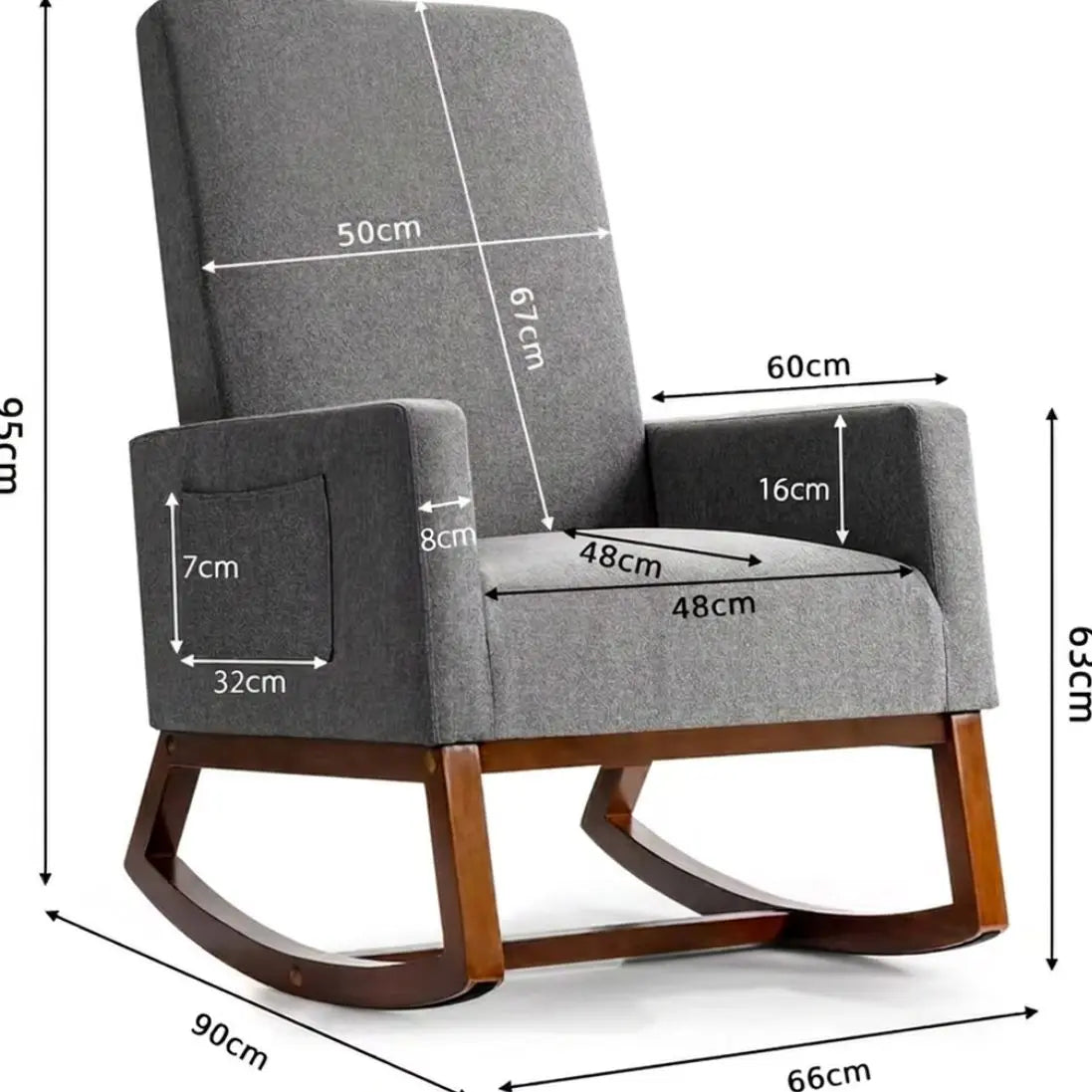 SIENNA | Wooden Rocking Chair