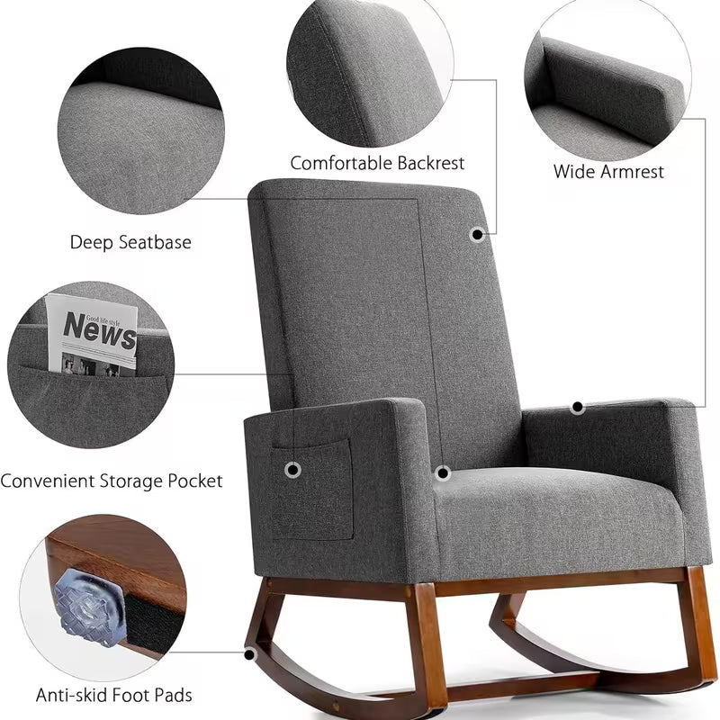 SIENNA | Wooden Rocking Chair